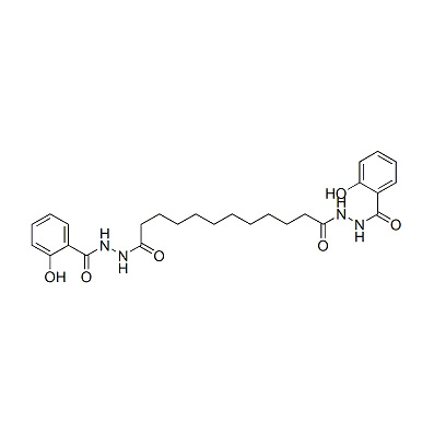 Dodecanedioic acid, 1,12-bis[2-(2-hydroxybenzoyl)hydrazide]